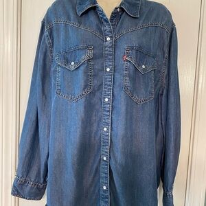 Levi's Blue Denim Shirt